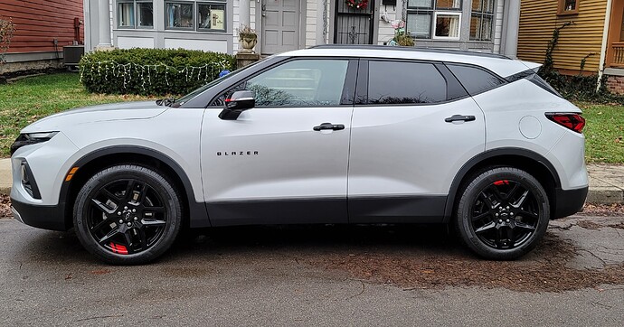 silver redline blazer