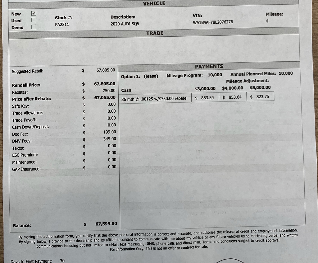 Audi Sq5 2020 Vs 2021 Ask The Hackrs FORUM LEASEHACKR