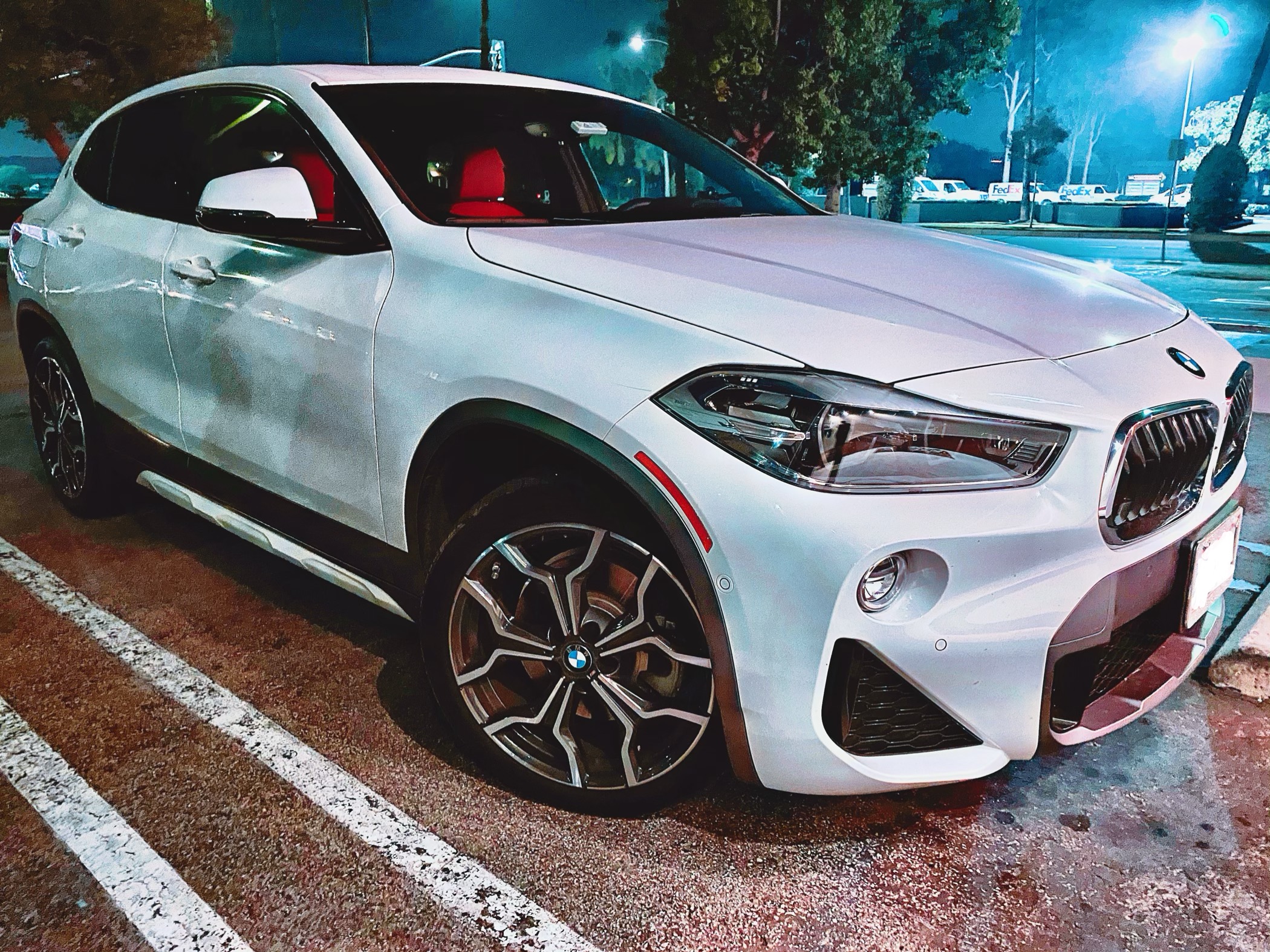 2018 BMW X2 sDrive28i M Sport Alpine White/Red Leather 357mo