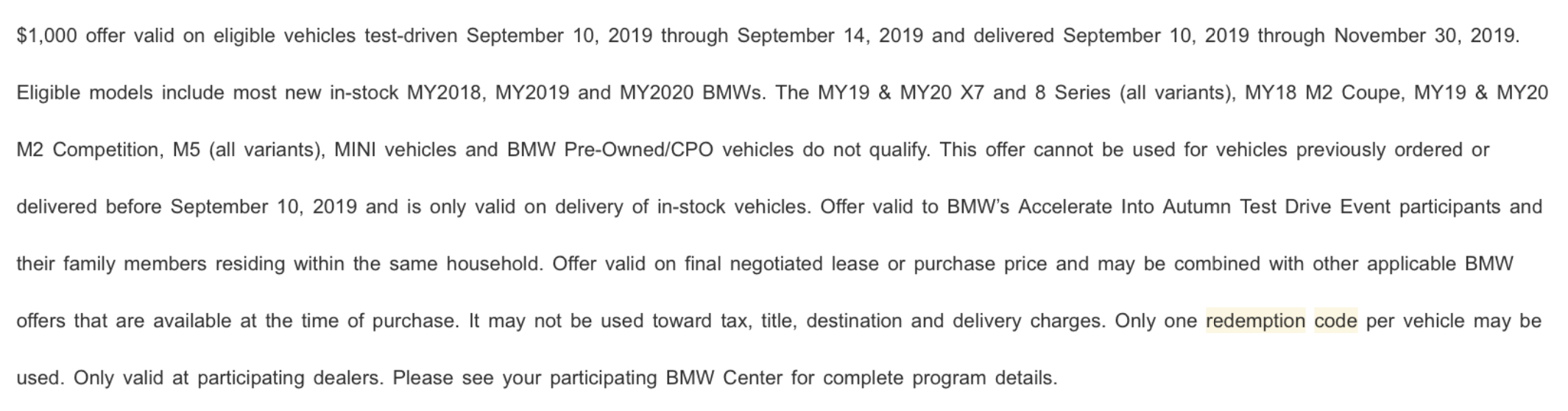 [BMW] OL codes on loaners? Ask the Hackrs FORUM LEASEHACKR